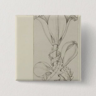 Badge Carré 5 Cm Génie du lis, 1809