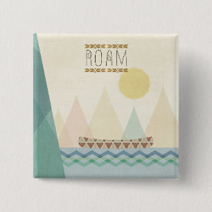 Badge Carré 5 Cm Geo extérieur II   errent