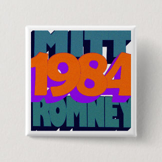 Badge Carré 5 Cm George Orwell 1984