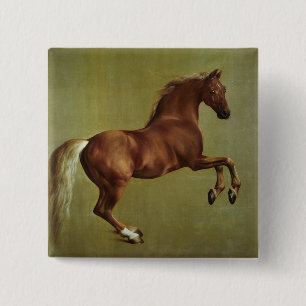 Badge Carré 5 Cm George Stubbs Tirage d'identité, 1762