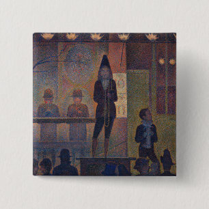 Badge Carré 5 Cm Georges Seurat - Parade de cirque