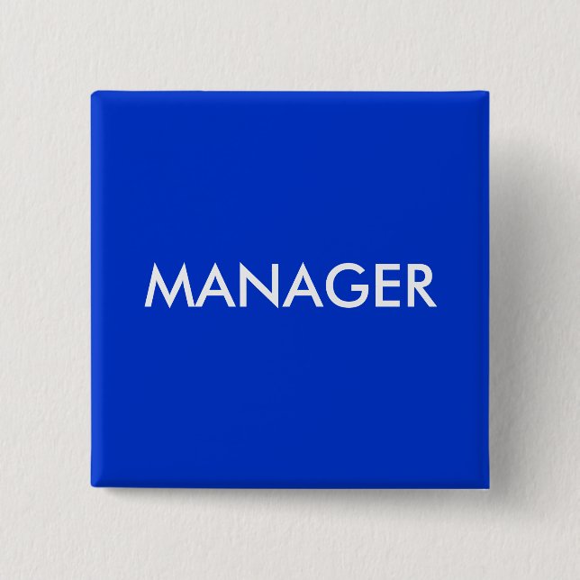 BADGE CARRÉ 5 CM GESTIONNAIRE (Devant)