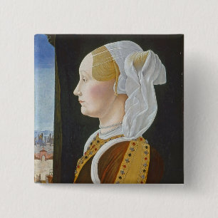 Badge Carré 5 Cm Ginevra Bentivoglio, C. 1474 - 77