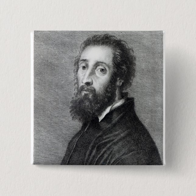 Badge Carré 5 Cm Giulio Romano (Devant)