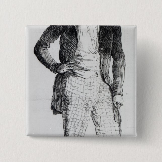 Badge Carré 5 Cm Giuseppe Mazzini (Devant)