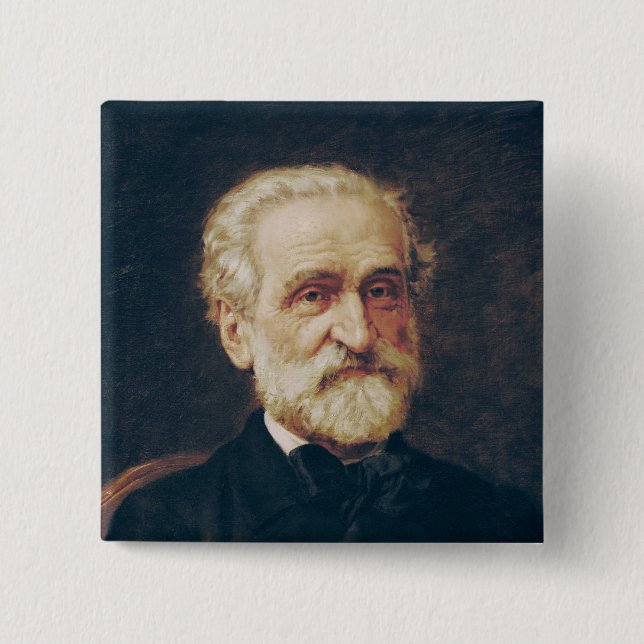 Badge Carré 5 Cm Giuseppe Verdi (Devant)