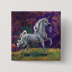Badge Carré 5 Cm Glade Unicorn