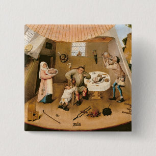 Badge Carré 5 Cm Gloutonnerie