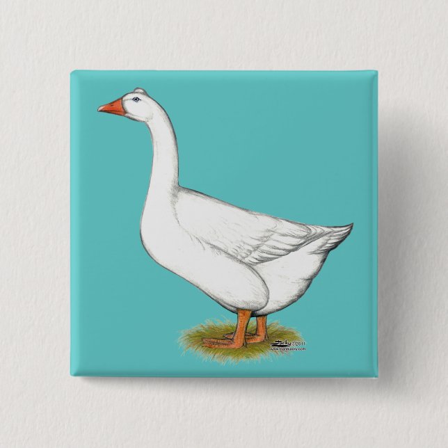 Badge Carré 5 Cm Goose Roman Tufted (Devant)