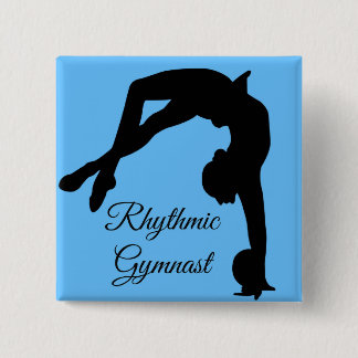 Badge Carré 5 Cm Goupille "cadeaux de bouton de gymnastique