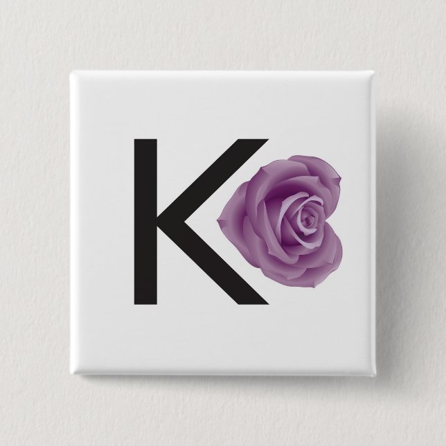 Badge Carré 5 Cm Goupille de CKR (Devant)