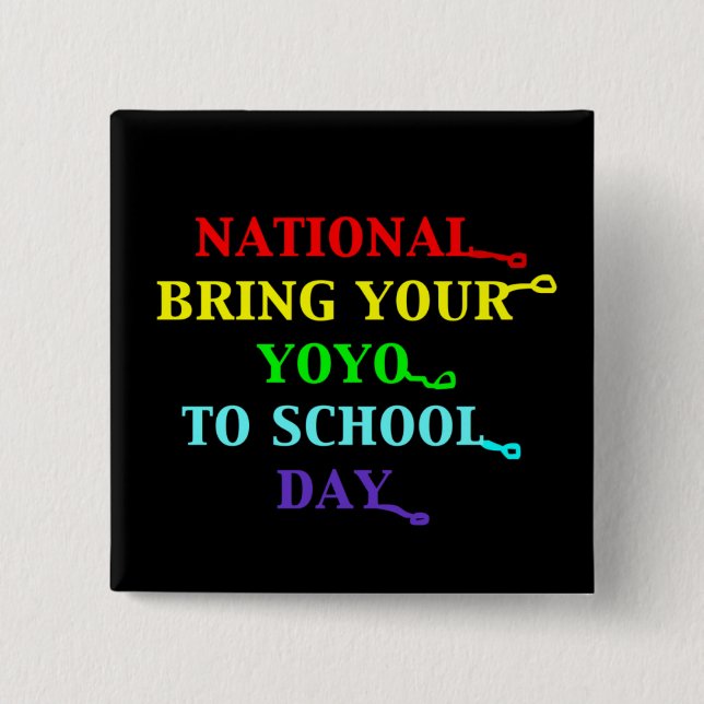 Badge Carré 5 Cm goupille de nbyytsd (Devant)