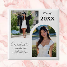 Graduation Arch Photo Collage Trendy Modern Party