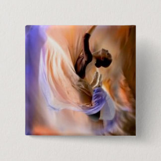 Badge Carré 5 Cm Grand, bouton rond de 3 pouces