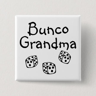 Badge Carré 5 Cm Grand-maman de Bunco