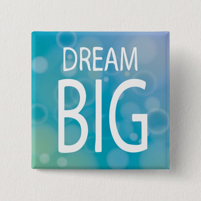 Badge Carré 5 Cm Grand rêveur (Devant)