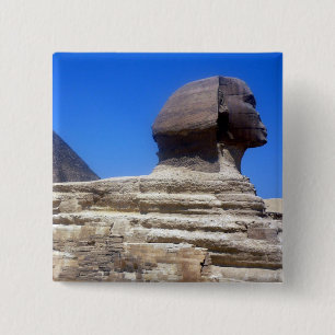 Badge Carré 5 Cm grand sphinx