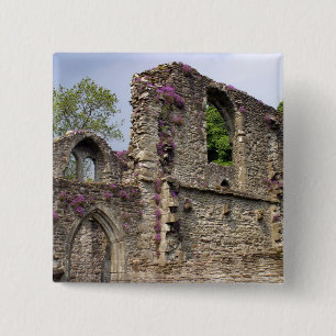 Badge Carré 5 Cm Grande-Bretagne, Royaume-Uni, Écosse. Ruines 2