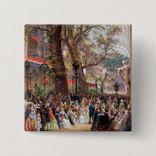 Badge Carré 5 Cm Grande exposition, 1851 : intérieur