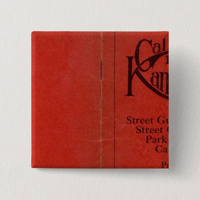 Badge Carré 5 Cm Grande Kansas (Devant)