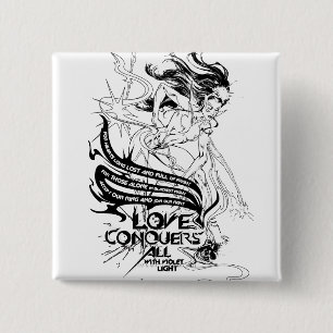 Badge Carré 5 Cm Graphique 5 de saphir d'étoile