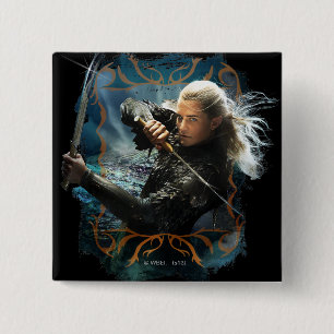 Badge Carré 5 Cm Graphique de LEGOLAS GREENLEAF™
