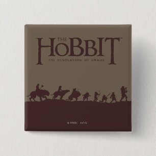 Badge Carré 5 Cm Graphique d'Orcs