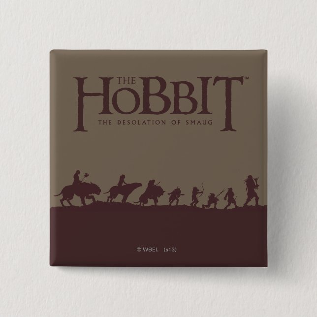 Badge Carré 5 Cm Graphique Orcs (Devant)