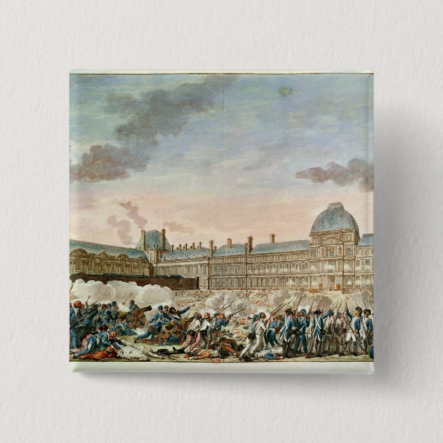 Badge Carré 5 Cm Gravé par Isidore Stanislas Helman (Devant)