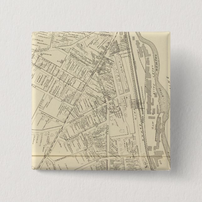 Badge Carré 5 Cm Great Falls, Somersworth (Devant)