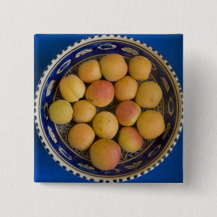 Badge Carré 5 Cm Grèce, Crète. Un bol de Méditerranée