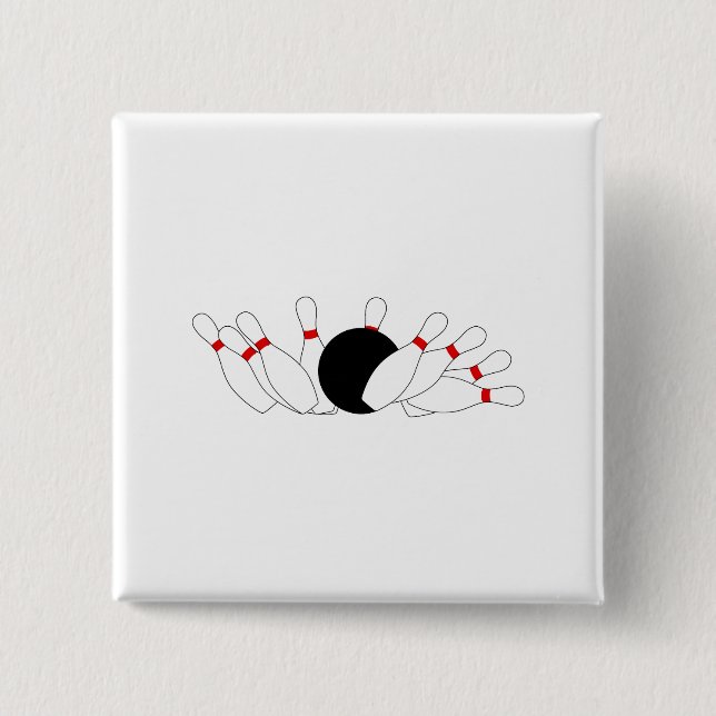 Badge Carré 5 Cm Grève (Devant)