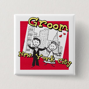 Badge Carré 5 Cm Groom NYC