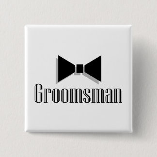 Badge Carré 5 Cm Groomsman