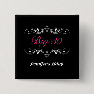 Badge Carré 5 Cm Gros 30