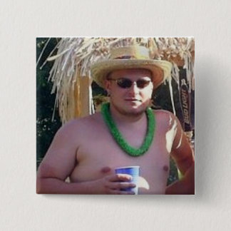 Badge Carré 5 Cm Gros bouton d'Adam