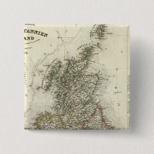 Badge Carré 5 Cm Grossbritannien, Irlande