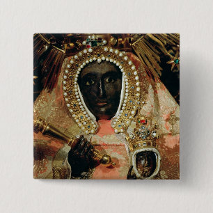 Badge Carré 5 Cm Guadalupe Madonna