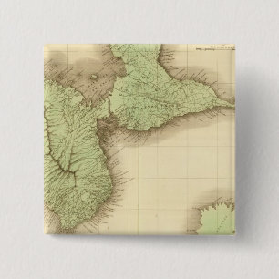 Badge Carré 5 Cm Guadeloupe