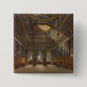 Badge Carré 5 Cm Guard Chamber, château du Roi de Windsor, de