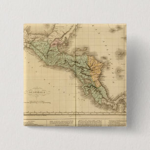 Badge Carré 5 Cm Guatemala