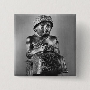Badge Carré 5 Cm Gudea, prince de Lagash
