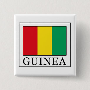 Badge Carré 5 Cm Guinée