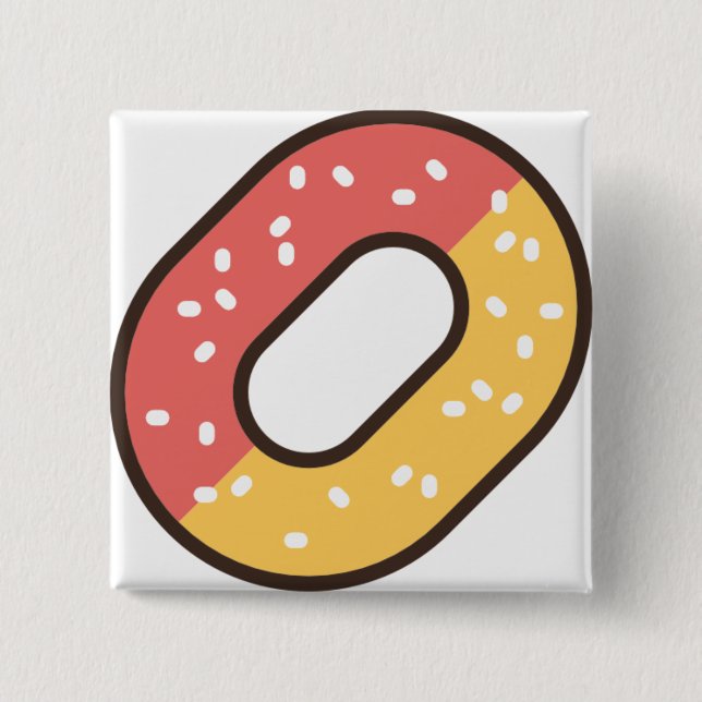 Badge Carré 5 Cm gummy (Devant)