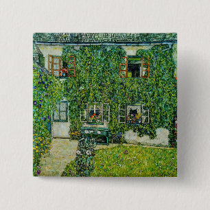 Badge Carré 5 Cm Gustav Klimt - La Maison de Guardaboschi