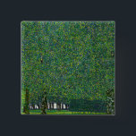 Badge Carré 5 Cm Gustav Klimt - Le Parc<br><div class="desc">Le Parc - Gustav Klimt,  Huile sur Toile,  1910</div>