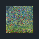 Badge Carré 5 Cm Gustav Klimt - Pommier<br><div class="desc">Apple Tree I - Gustav Klimt,  Huile sur toile,  1907</div>