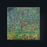 Badge Carré 5 Cm Gustav Klimt - Pommier<br><div class="desc">Apple Tree I - Gustav Klimt,  Huile sur toile,  1907</div>