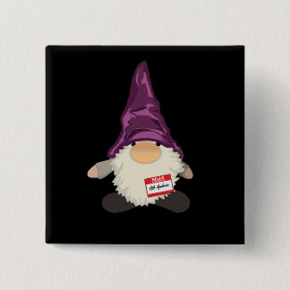 Badge Carré 5 Cm H.H. Bouton de Gnolmes