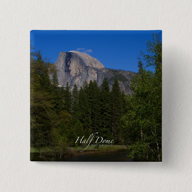 Badge Carré 5 Cm Half Dome (Devant)